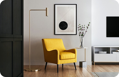 Modern Yellow Chair
